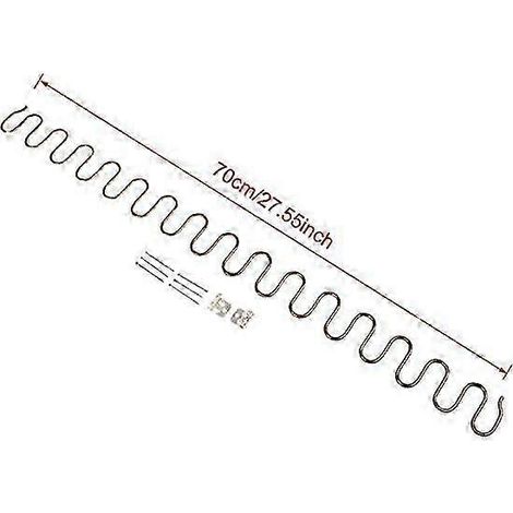Ressorts de rechange pour canapé et fauteuil 2026GK avec clips, 70 cm (1/5)