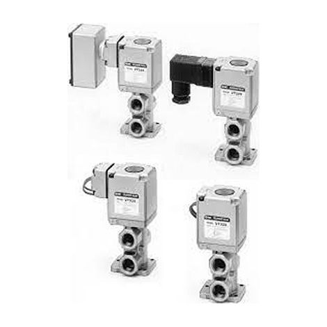 Electrodistributeur pneumatique SMC série EVT3 fonction 3/2, Solénoïde, 24V c.c. ( Prix pour 1 )