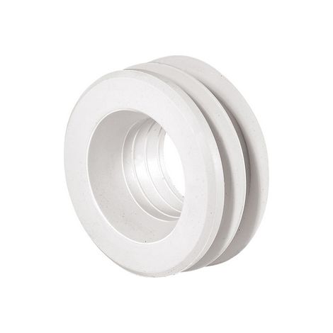 MORSETTO IN GOMMA NR BIANCA PER WC D. 55MM- Diam. int. mm. 26- G.M.P- pezzi 1