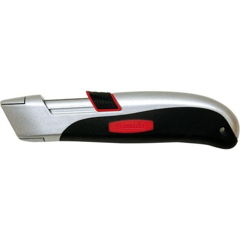Cutter TopSecurity auto-rétractable – Double sécurité – Corps bi-matière ergonomique – Coupe sécurisée – MOB (1/3)