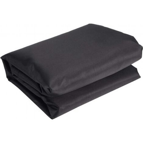 Housse de lit pliante portable noire, housse de meubles anti-poussière, adaptée à de multiples usages. (1/5)