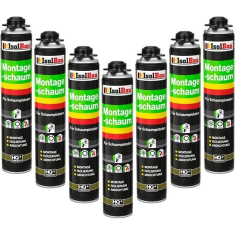 IsolBau Pistol Mounting Foam B2 Montageschaum 7 x 750 ml (1/5)