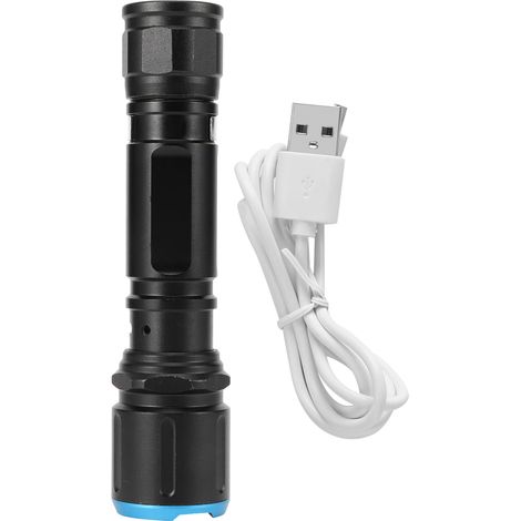 Lampe Torche 1000LM USB Rechargeable 4 Modes Longue Portée pour Urgence et Aventure Extérieure (1/5)