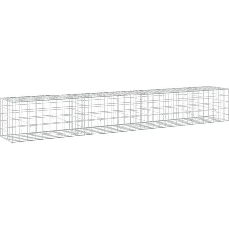 vidaXL Gabion with 3.5 mm Wire and 10x10 cm Mesh 350x50x50 cm (1/5)