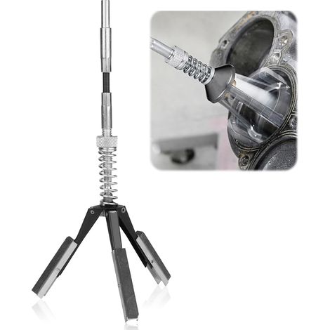 Herramienta de bruñido de cilindros, herramienta de bruñido de cilindros, para tambores de freno de automóvil y campana de embrague, diámetro ajustable 32-89 mm, herramienta de rectificado ajustable p (1/5)