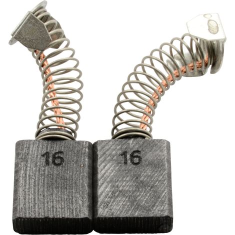 Balais de Charbon pour Ryobi Marteau CH500PK - 7x16x18mm - Remplace 6541075 (1/2)