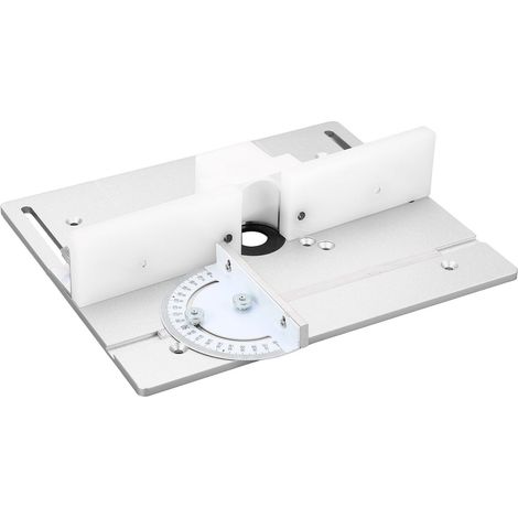 Frästisch-Nut-Aluminium-Grundplatteneinsatz für Holzbearbeitungstisch (1/5)