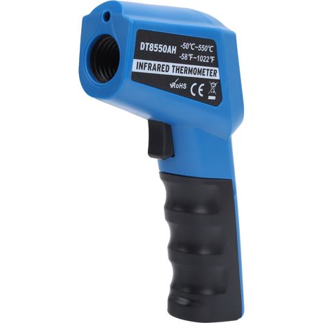 Thermomètre infrarouge sans contact industriel portable avec écran LCD, 50 °C à 550 °C (1/5)