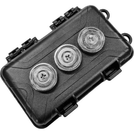 Boîte Magnétique Cachée pour Clés de Voiture - Coffre-fort ABS Résistant aux Intempéries avec Aimants Puissants (1/4)