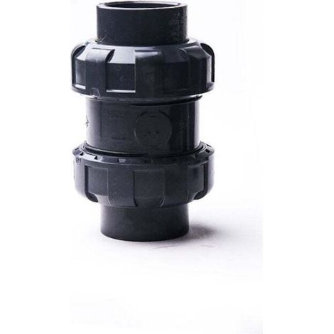 Valvola di ritegno a sfera, valvola di ritegno per piscina, valvola di ritegno in PVC, valvola di non ritorno (diametro interno 32 mm)