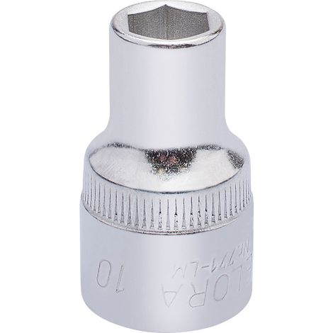 Draper 10mm Hexagon Socket for 1/2" Drive - Metric Square Drive Hexagon Socket, Model 15299 (1/5)