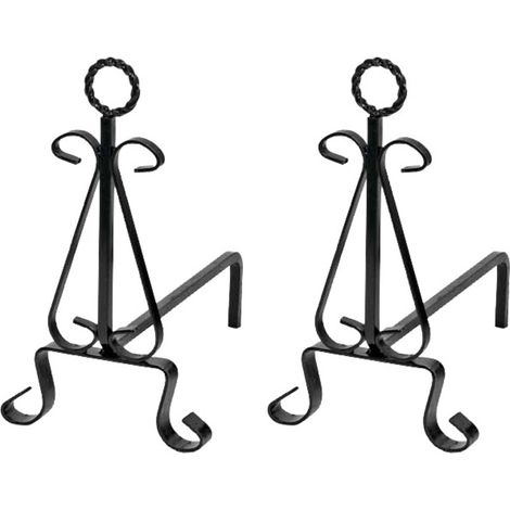 COPPIA ALARI CON ANELLO 1085- 1,0 coppie