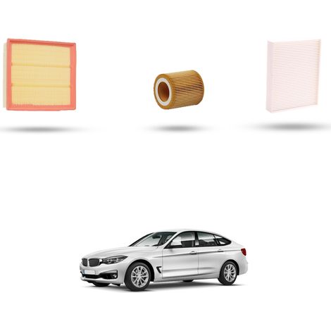 Kit Tagliando 3 filtri compatibile con BMW Serie 3 GT (F34) 320i 135kw dal 2013 (1/4)