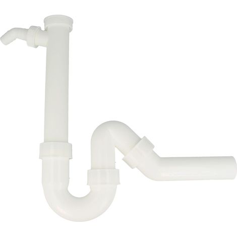 SANIT Universal Rohrgeruchverschluss G1 1/2 x 40, mit Geräteanschluss - 31.208.00..0000 (1/3)