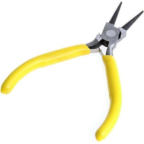 Pince à bec rond de 11,4 cm (4,5 pouces) - Outil pratique pour bijoux, fabriqué à la main en acier au carbone - Mini (1/4)