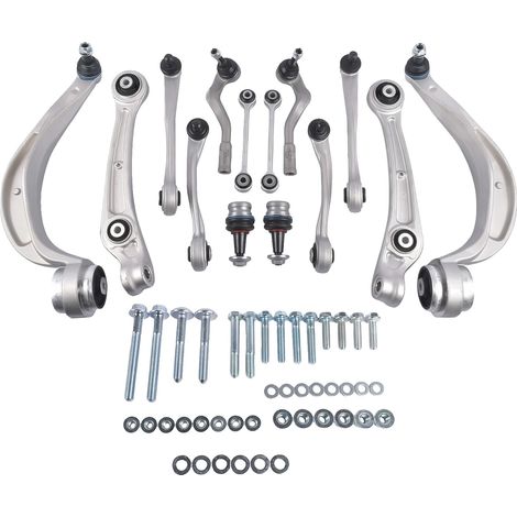 Steuerarmset, kompatibel mit Audi A4/A5/Q5 2010-2015, 14 Teile, Vorderachse, präzise Ausrichtung, langlebige Metall- und Gummikomponenten (1/5)