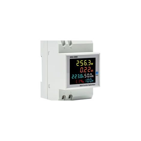 Wattmètre électrique monophasé, compteur électrique numérique (1/5)
