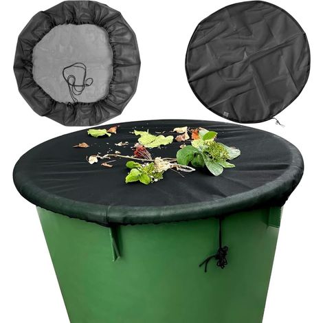 Filet Protection Citerne - 1 Pièce - Maille Fine - Anti Feuilles Et Moustiques - Pour Fût Eau Pluie - Diamètre 95 Cm (1/5)