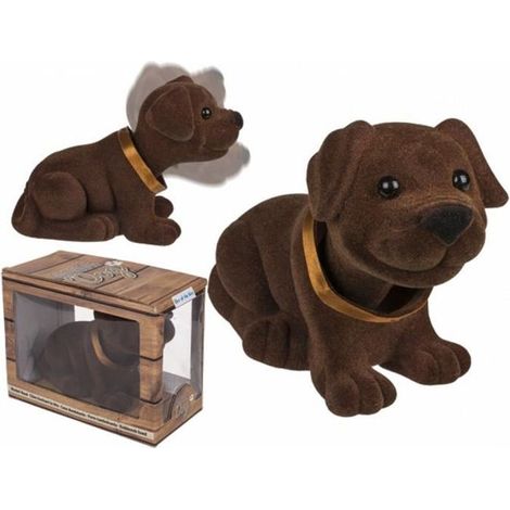 Decorative object - Beach dog - Flocked plastic - 18 x 12 x 9 cm - Unisex