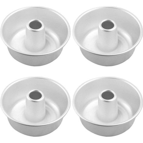 Ensemble de 4 moules creux de 4 pouces pour gâteaux et pains, antiadhésifs, ronds, 4,86 (51) (1/5)