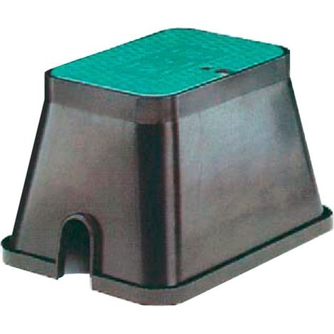 Ventilkasten für Gartenbewässerung 51 x 37 x 30 cm Rechteckiger Ventilkasten für Magnetventile Ventilkasten für Gartenbewäss