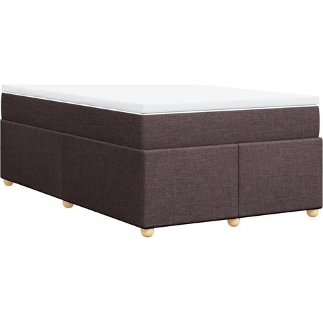 Maison Exclusive - Boxspringbett mit Matratze Dunkelbraun 120x190