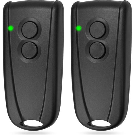 2-Piece Universal Gate Remote Control, Garage Door Remote Control, Gate Remote Control, Garage Door Remote Control Duplicator, Door Remote Control for Hormann Eco-Star RSE2 RSC2