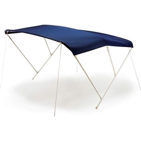 Tendalino 3 archi in alluminio strong blu cm 185x180x140 barca gommone