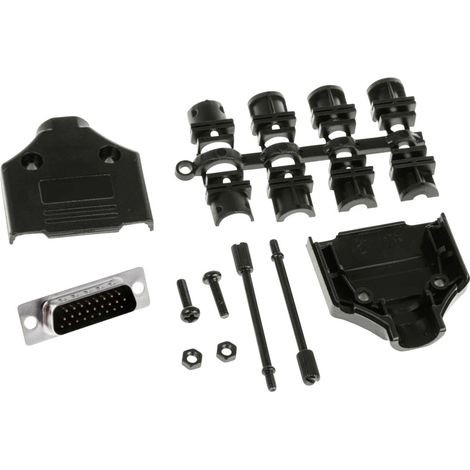 MH Connectors MHDTPPK15HD26MSK D-SUB Stiftleisten-Set 180 ° Polzahl: 15 Lötkelch 1 St.