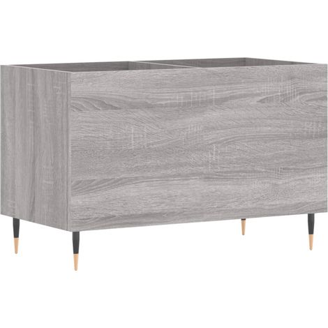 Maison Exclusive - Mobile Porta DiscGrigio Sonoma 74,5x38x48 Legno Multistrato