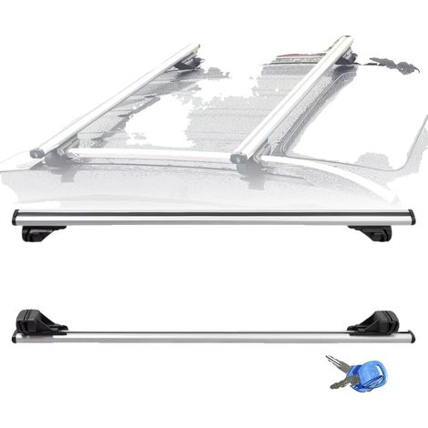 Barras de techo, Aluminio, Longitud 118 cm, Capacidad de carga 150 kg, Peso 4,5 kg, Barras transversales (1/5)