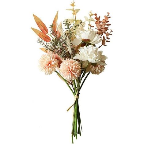 Bouquet Fleurs Artificielles - Soie - 44 cm - Mariage Fête Décoration Intérieure - 1 Pièce