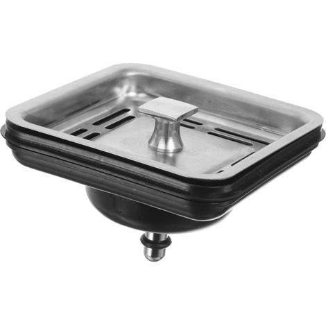 Ahlsen Tapón triturador de piezas, tapón de eliminación de basura para fregadero, cubierta de eliminación de basura, colador de fregadero, deflector de fregadero, tapón de fregadero de cocina, 85x85mm (1/5)