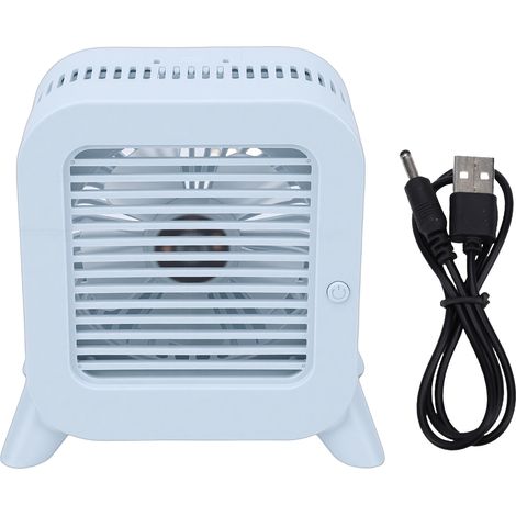 Kabelloser Tischventilator, Mini-USB-wiederaufladbare Klimaanlage für Schlafzimmer und Büro