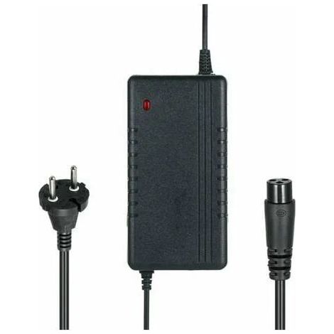 Chargeur de scooter électrique 54,6 V 2 A avec connecteur en ligne à 3 trous pour scooter électrique Kugoo M4