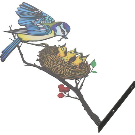 métalliques HOOWIFFY en forme d oiseau et de branche