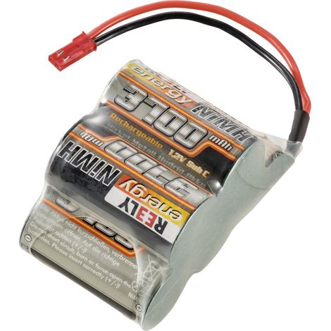 Reely Modellbau-Empfängerakku (NiMh) 6 V 3700 mAh Zellen-Zahl: 5 Sub-C Hump BEC (1/2)