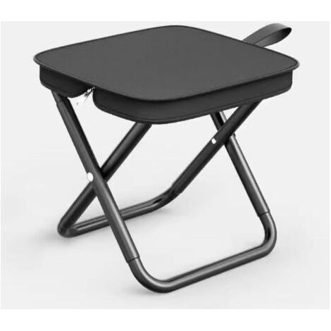 BUNTHAUS Tabouret Pliant, Léger avec Tabouret Pliable, Tabouret De Camping Pliable en Acier Capacité De Charge De 120 Kg, PêChe, Jardin, Campings, Plage Et Voyage (1/5)