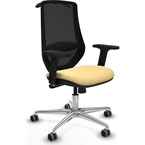 Piqueras y Crespo Mardos Ergonomischer Bürostuhl Creme