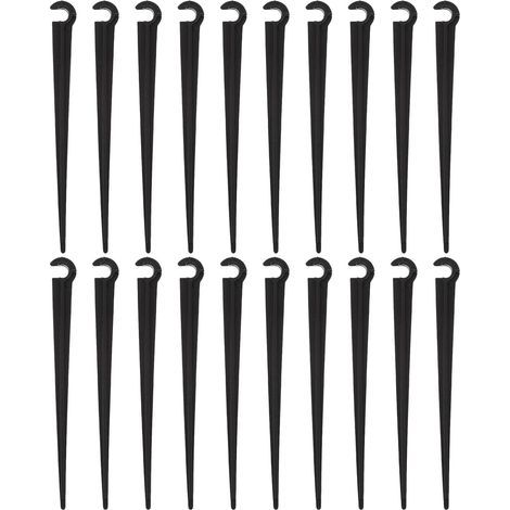 100 small Erdspieße für 1 4 Zoll Bewässerungsschläuche Mikro (1/4)