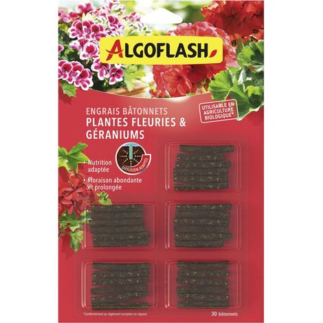 Engrais Bâtonnets Plantes fleuries, 30 bâtonnets (1/4)