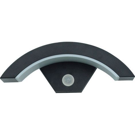 Applique Murale Exterieur avec Détecteur de Mouvement, 18W Lampe Murale Extérieur IP65 Etanche, Noir Luminaire Exterieur pour Terrasse Entrée Jardin (1/5)