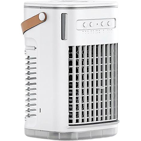 Klimaanlage, eingebauter Akku, tragbarer Verdunstungsluftkühler mit Fernbedienung, automatische Abschaltung nach 7 Stunden, persönlicher Ventilator (1/5)