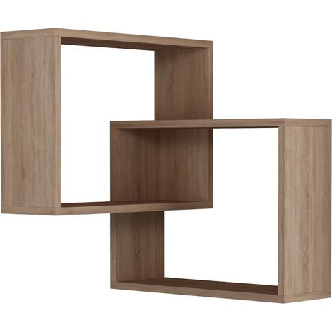 Mensola da parete, mensola portaoggetti Shelf Sonoma Quercia (1/3)