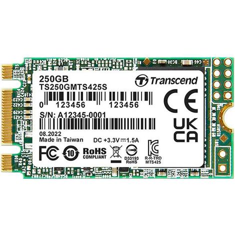 250GB M.2 2242 SSD SATA3 B+M Key TLC