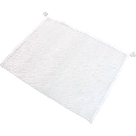 Filet à jouets avec ventouses - Filet de rangement Jouets Jouets - Filet de rangement Jouets - Sac de rangement pour speelgoed de salle de bain - Pour Enfants - 34 x 45 cm - Blanc - Polyester (1/5)