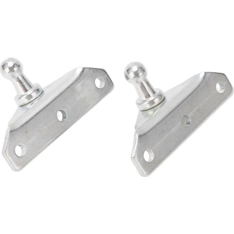 Par de resortes de amortiguador de gas M10, buje de rótula de acero cincado para autocaravanas, taller doméstico -Crezuo