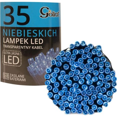 Luci natalizie a LED blu a batteria per albero di Natale - Illuminazione decorativa per le feste (1/5)