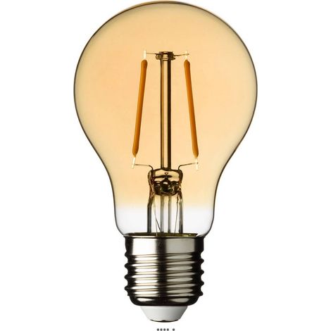 Ampoule de luxe E27 Goutte A60 2W 230V 2200 K - dimlon: 60 cm - dimhaut: H 2 cm - couleur: Multi