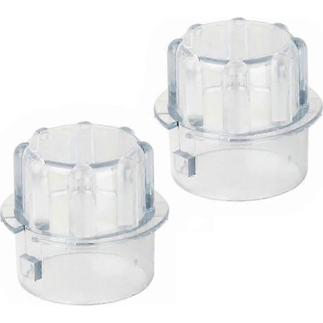 Lot de 2 bouchons de couvercle pour récipients Vitamix 32 oz et 48 oz - pour blenders Quiet One VM0145 BarBoss (1/5)